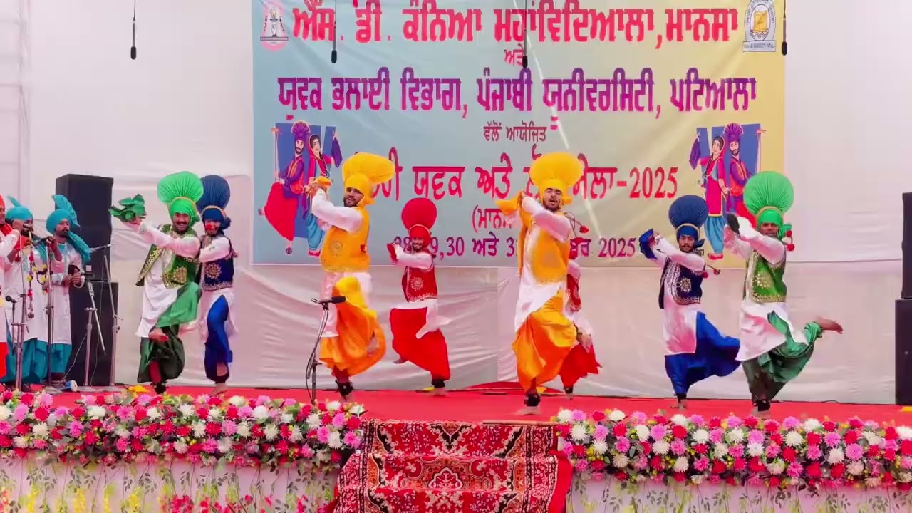 YOUTH FEST 2025 || Mansa zone || Guru Nanak College Budhlada ||  #bhangra #punjabiuniversitypatiala 