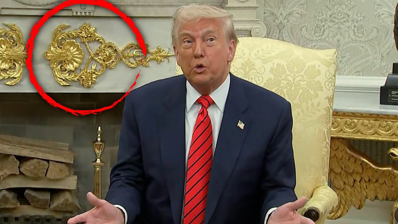 Are the Oval Office's New Gold Accents Fake?