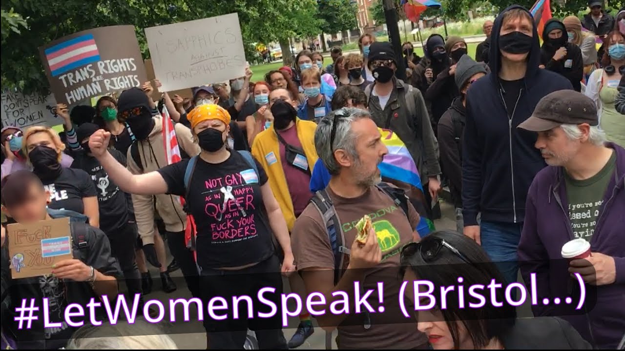 Standing for women Bristol rally meets TRA counter-demo! What happened?