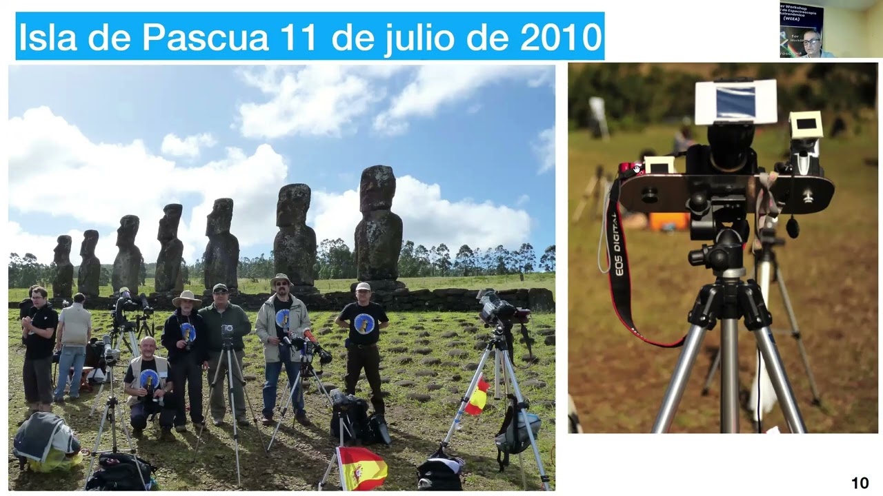 Espectroscopía de la cromosfera solar durante un eclipse total de Sol.