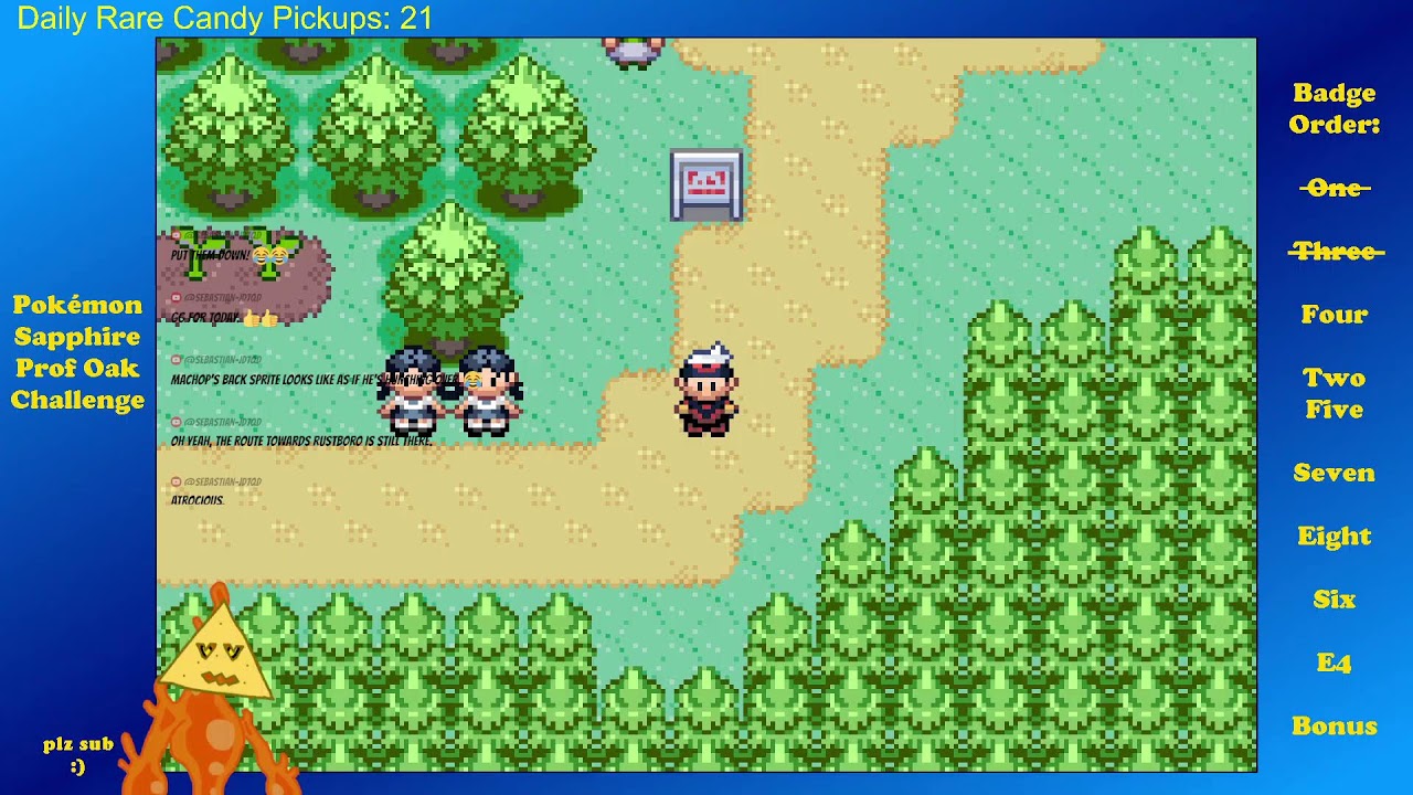 Can We Finish Leg 2 Today?! Pokemon Sapphire Prof Oak Challenge