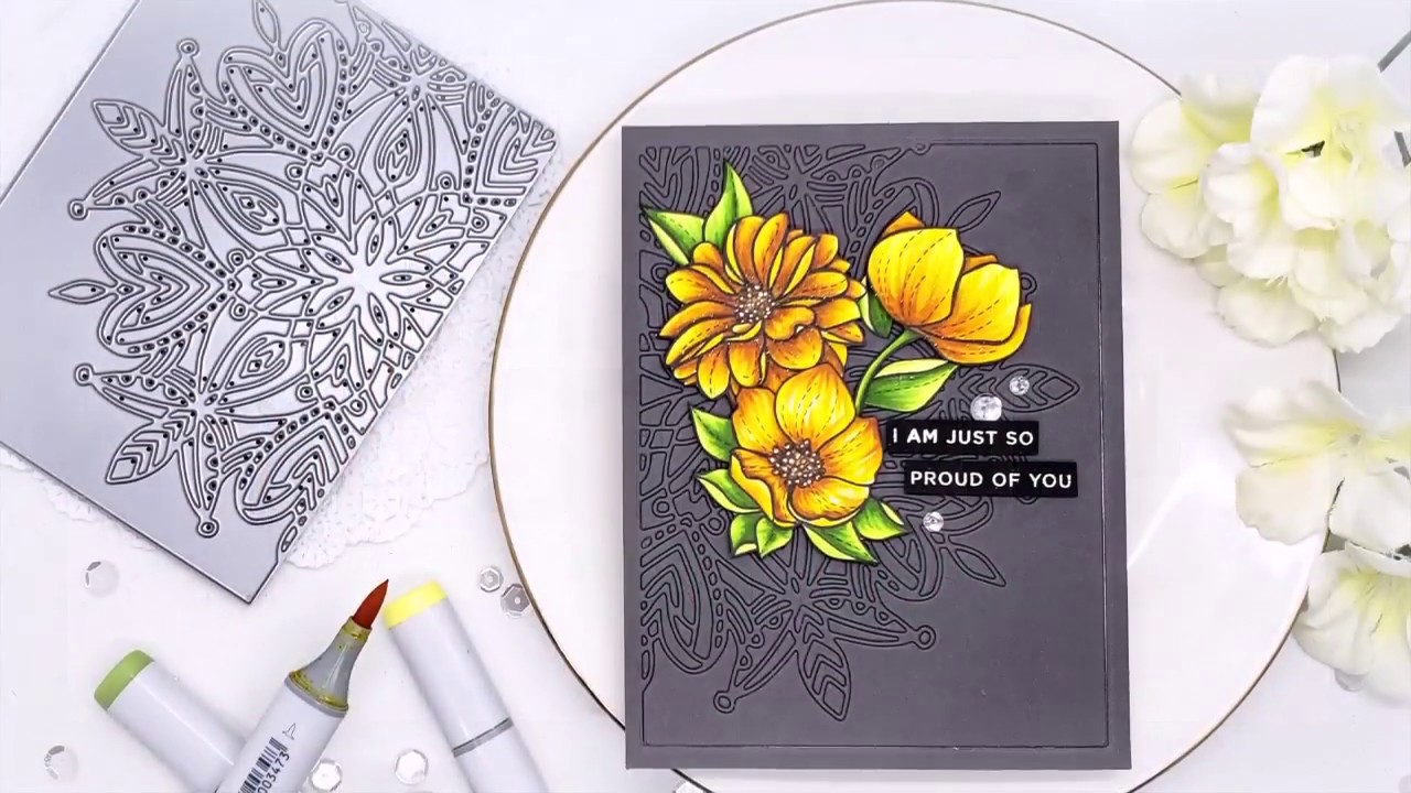 Inlay Die Cutting with a POP of color!