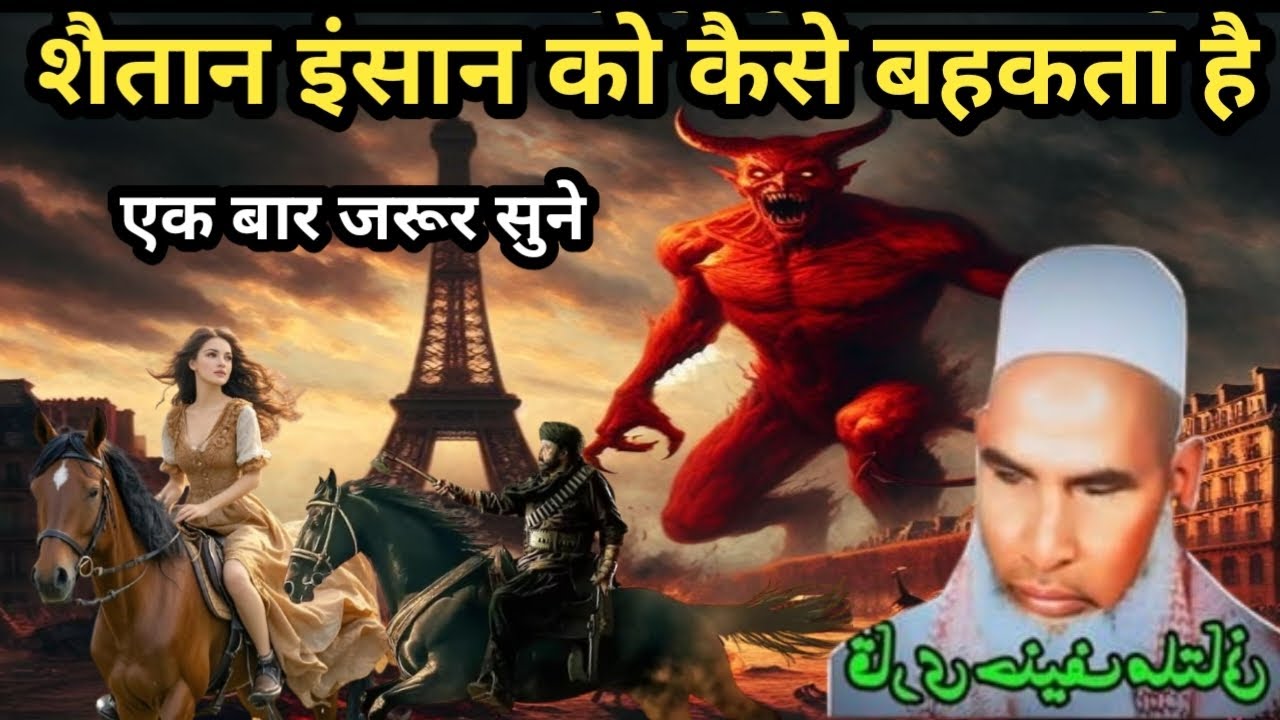 शैतान इंसान को कैसे बहकता है दिल थाम कर सुने Qari Hanif multani Shaitan se kaise bache