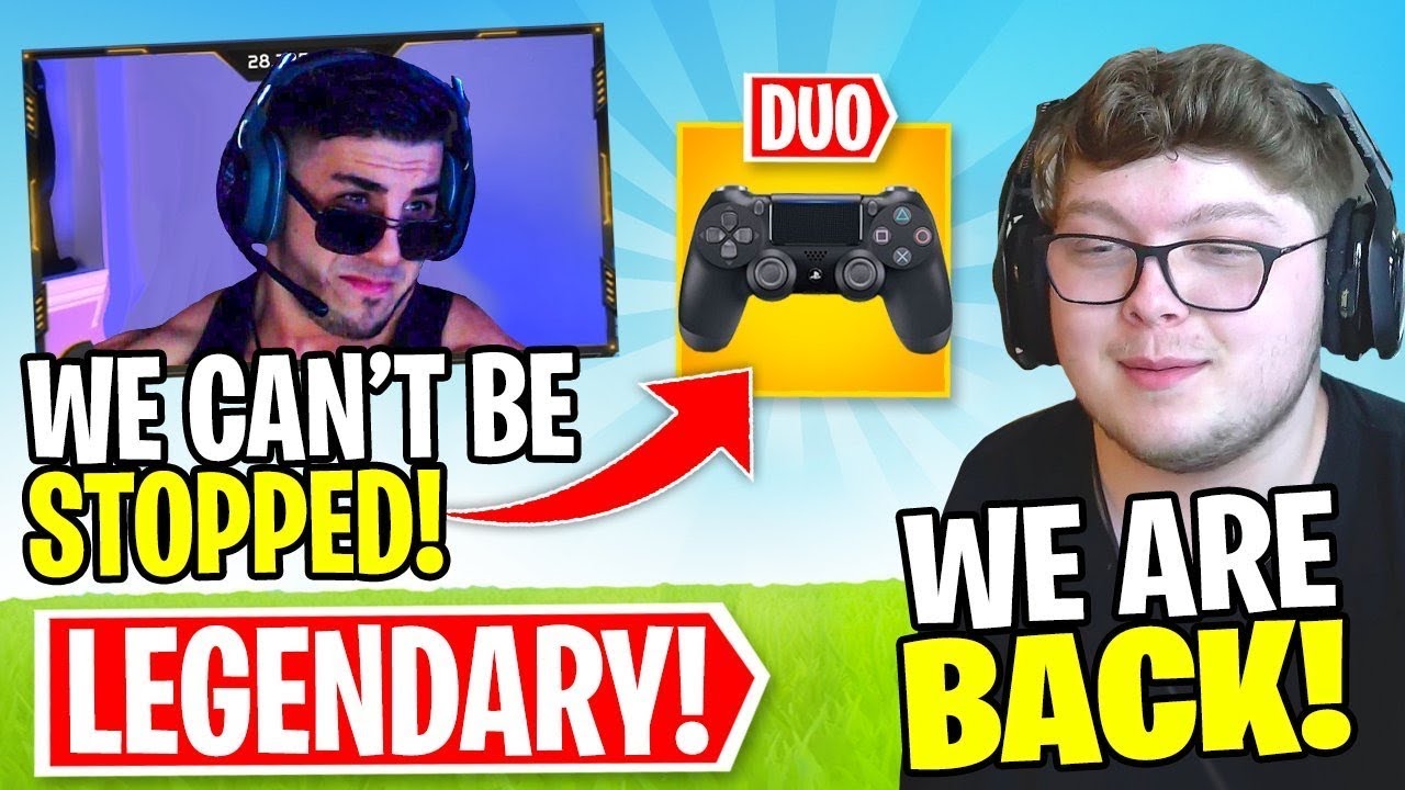 The Legendary Fortnite Controller Duo RETURNS! Ft. Ghost Aydan