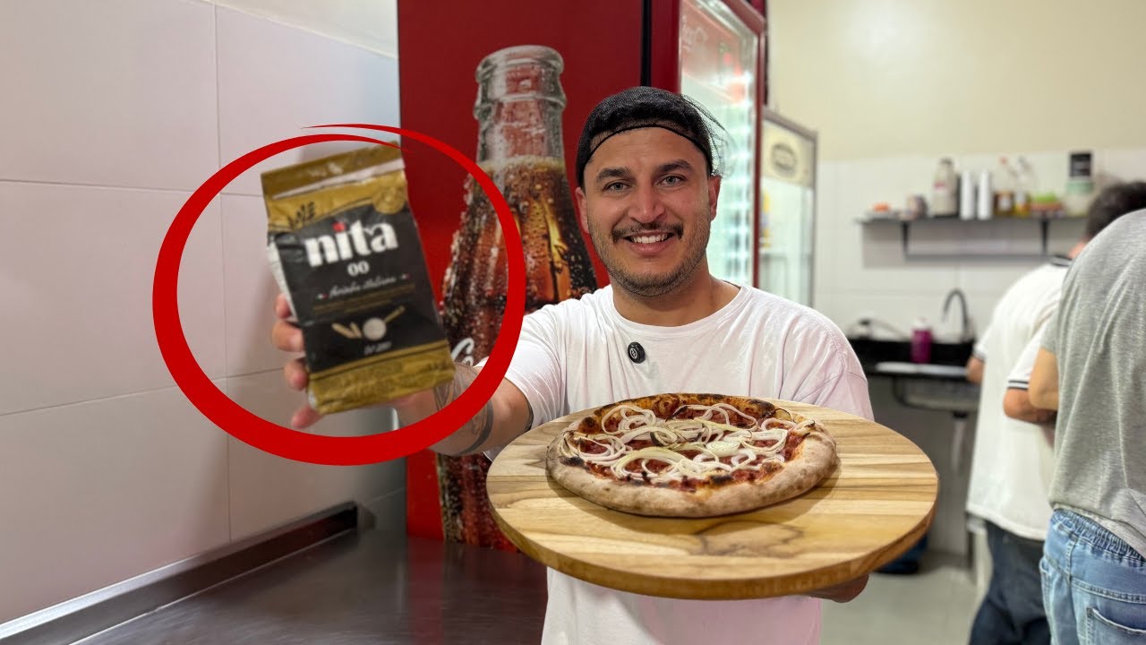 Massa de Pizza Profissional usando Farinha Nita 00