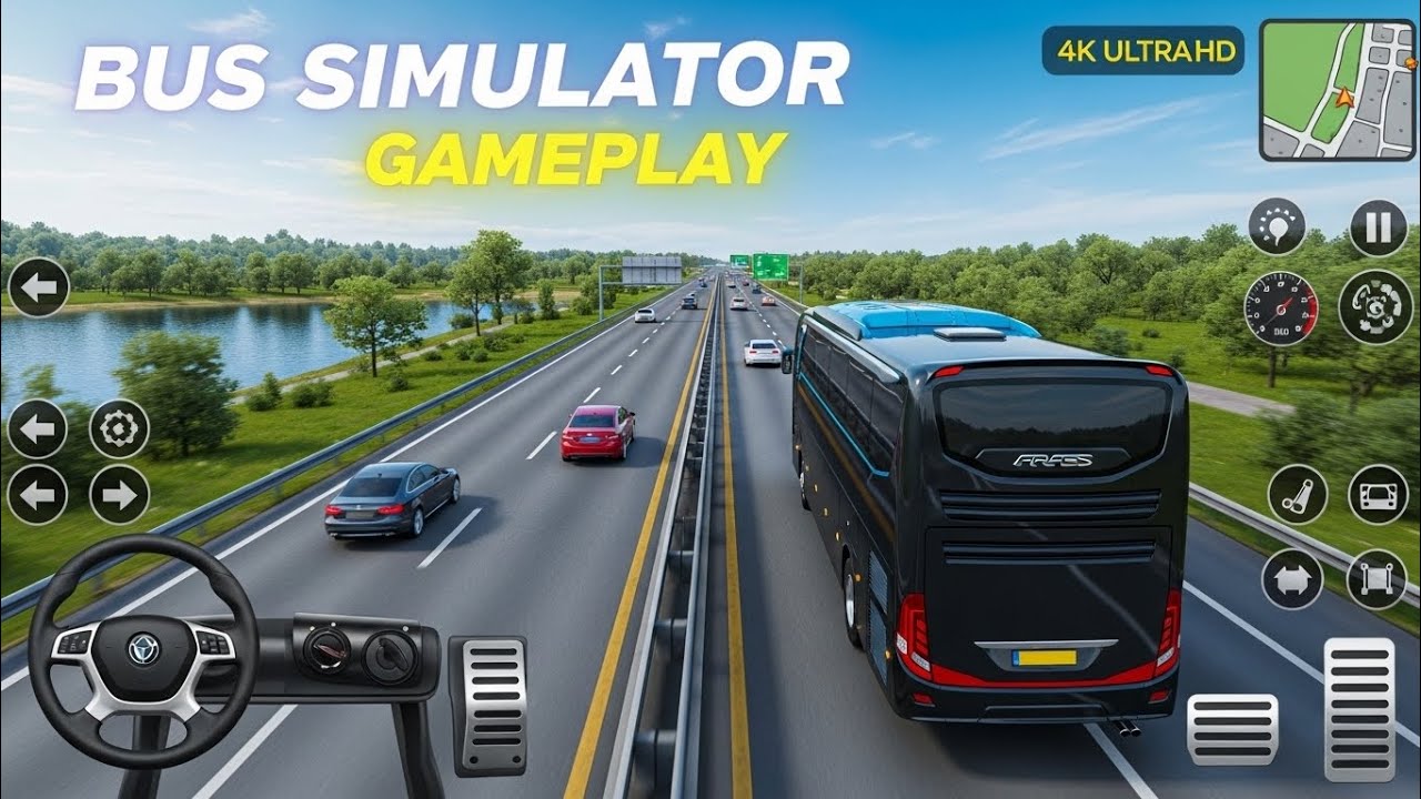 Insane Bus Driving on Highway | Bus Simulator Indonesia Gameplay