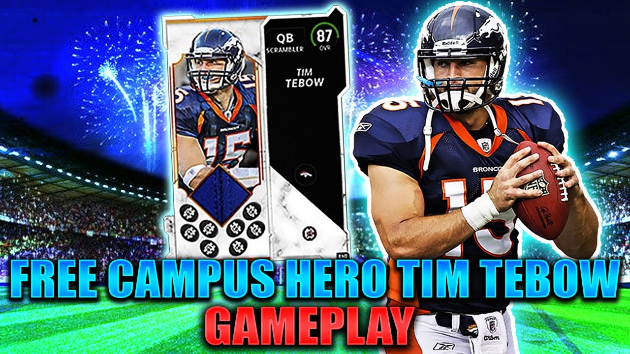 *FREE** TIM TEBOW GAMEPLAY! IS HE WORTH USING! MADDEN 23 ULTIMATE TEAM