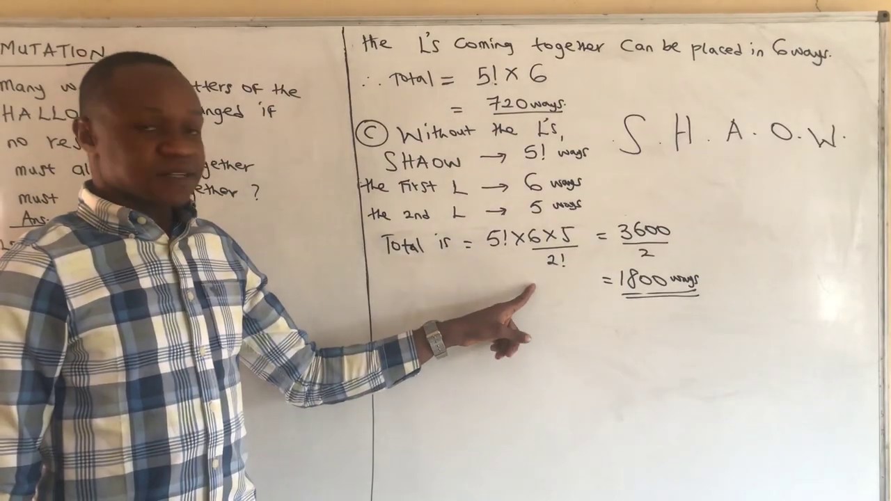 Conditional Permutation Involving Repeated items