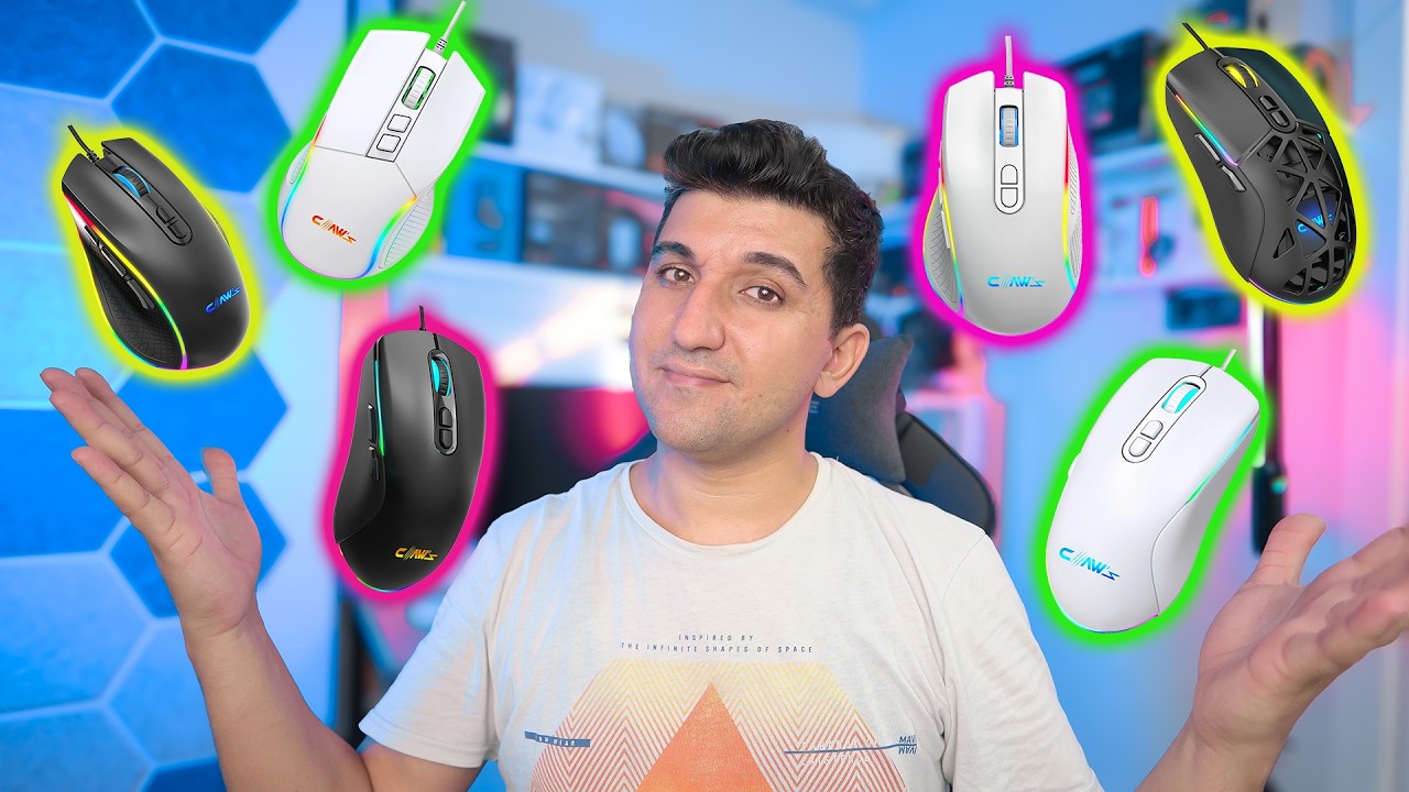 500 TL ALTI OYUNCU MOUSE'LARINI İNCELEDİM / Claw's Nova V1, Nexus X1, Titan X1, Crossfire V1
