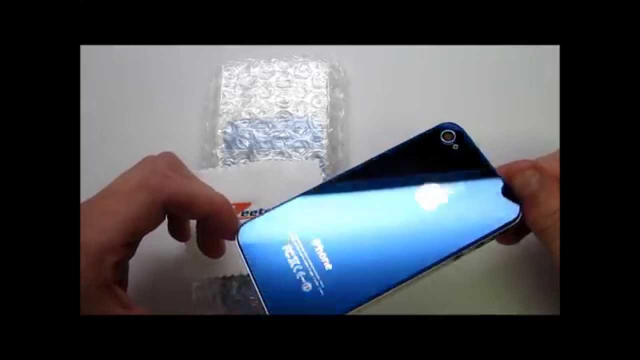 Shiny Blue iPhone 4 (Color Conversion Swap) By www.zeetron.com