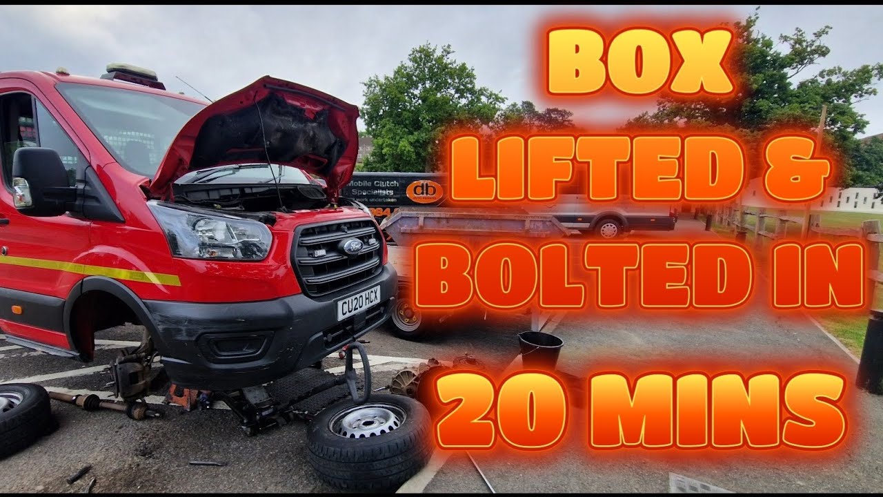FORD TRANSIT 2020 CLUTCH REPLACEMENT (boxed up in 20 mins)