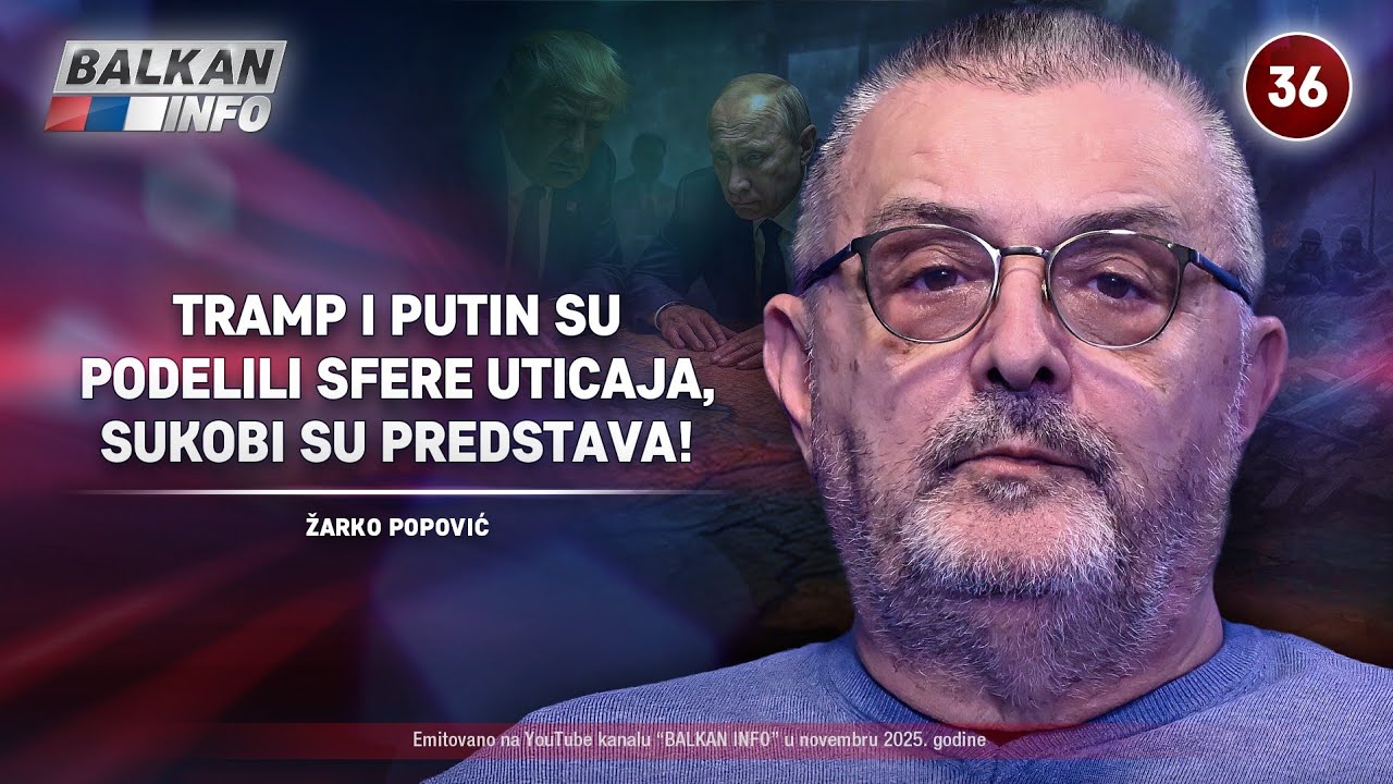 INTERVJU: Žarko Popović &ndash; Tramp i Putin su već podelili svet, sukobi su samo predstava! (11.11.2025)