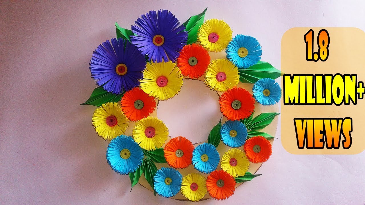 DIY-Wall Hanging Craft Ideas||DIY Room decoration Ideas|| DIY Christmas Wreath for Home Decoration