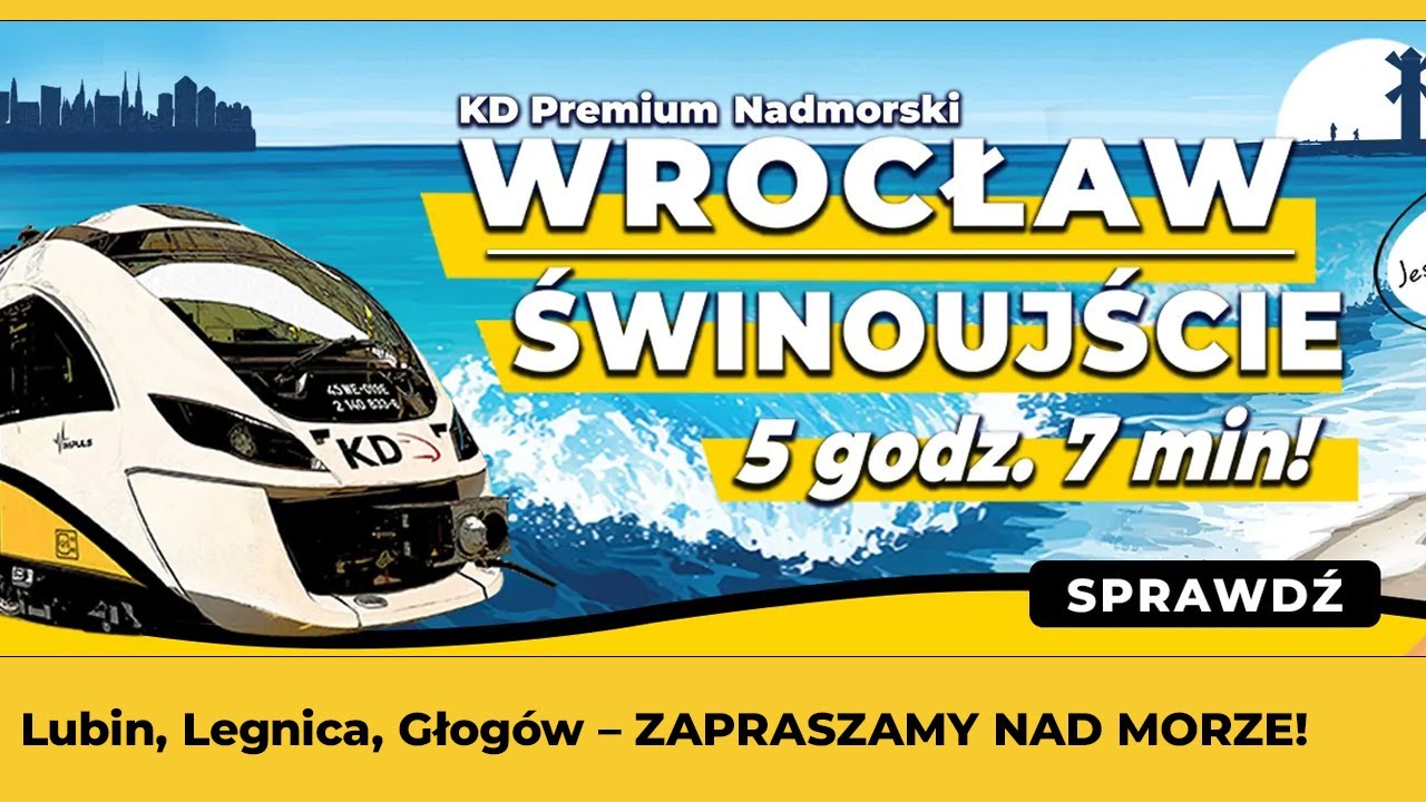 Legnica, Lubin, Głogów – ZAPRASZAMY NAD MORZE!