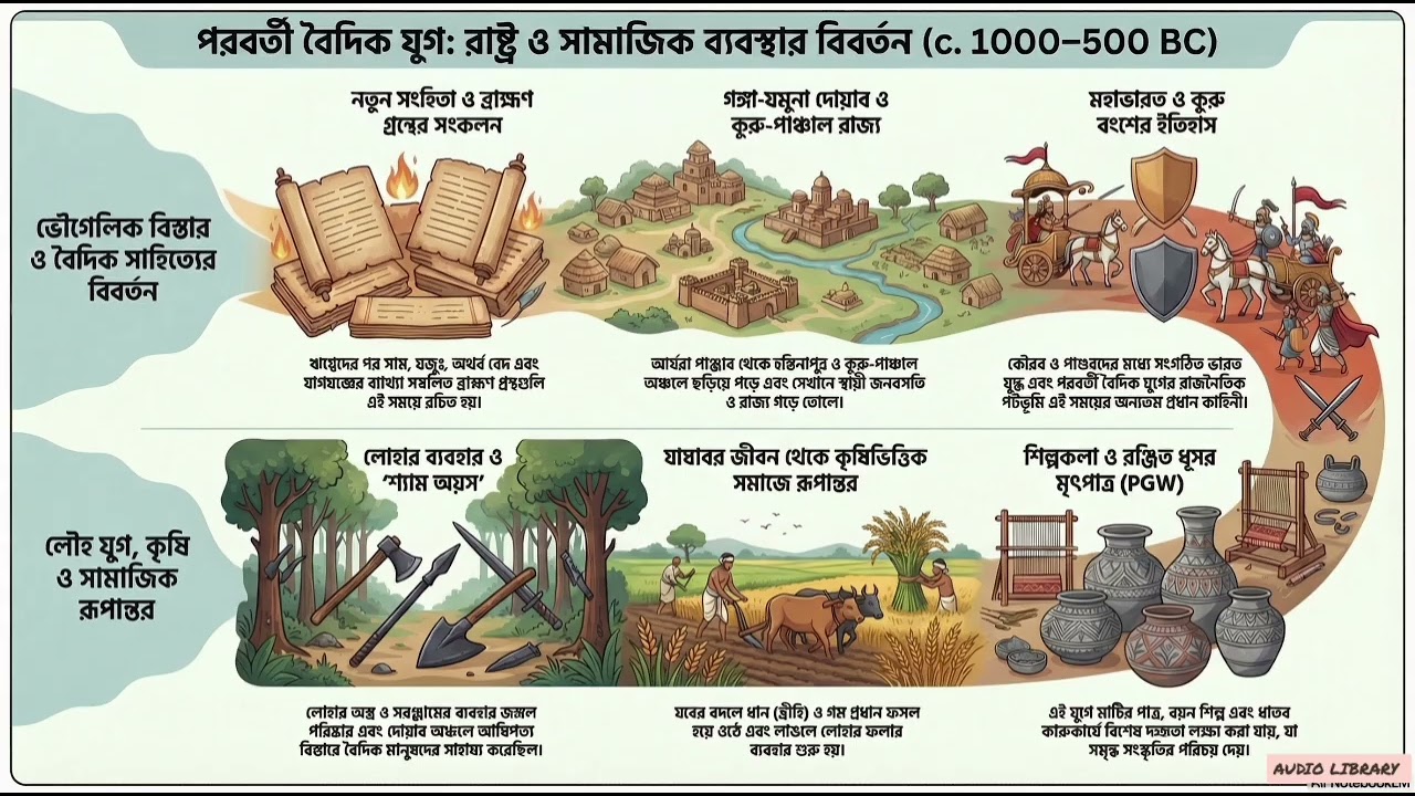 R.S. Sharma Ancient India | Chapter 13-উত্তর বৈদিক যুগ: রাষ্ট্র ও সামাজিক ব্যবস্থার দিকে রূপান্তর