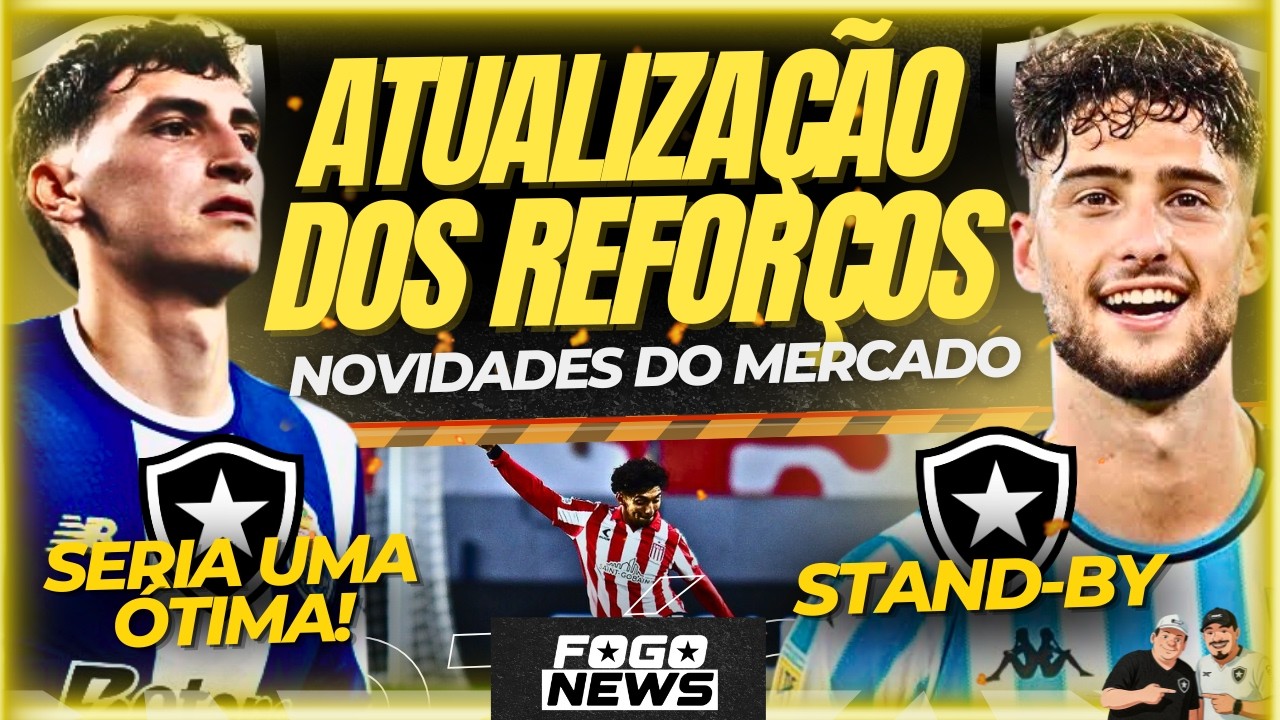 🚨🚨ATUALIZAÇÕES SOBRE REFORÇOS DO BOTAFOGO! DI CESARE; TOMÁS PEREZ; MEDINA; E OUTROS | FOOGNEWS