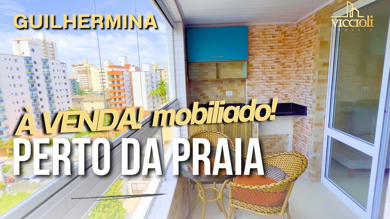 APARTAMENTO DE 2 DORMITÓRIOS À VENDA POR 650 MIL | NA GUILHERMINA | PRAIA GRANDE | SP
