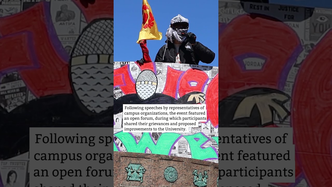 Columbia University Student Union holds &lsquo;Day of Action&rsquo; protest