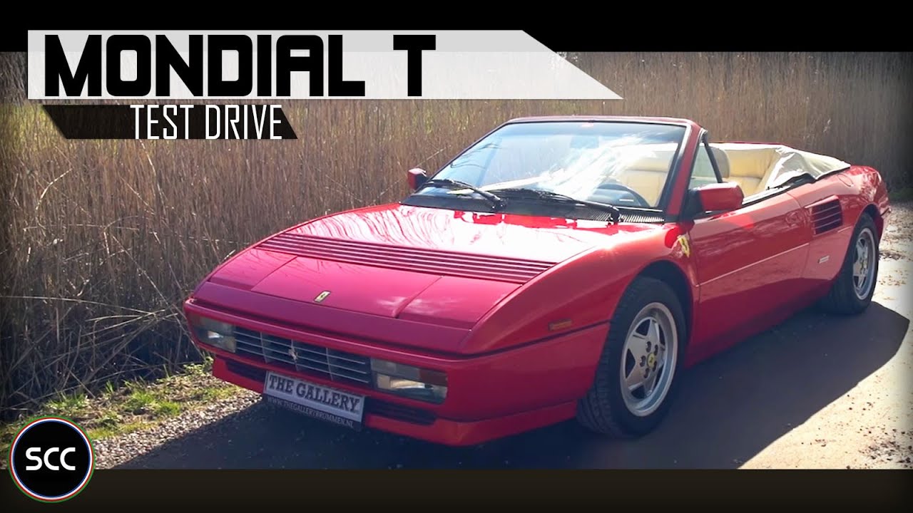 FERRARI MONDIAL T CABRIOLET 1993 | Test drive in top gear | V8 engine sound | SCC TV