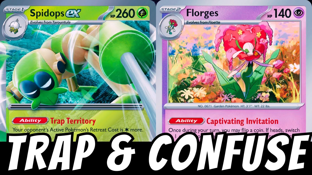 Колода Spidops ex + Florges || Pokémon TCG Live || Twilight Masquerade