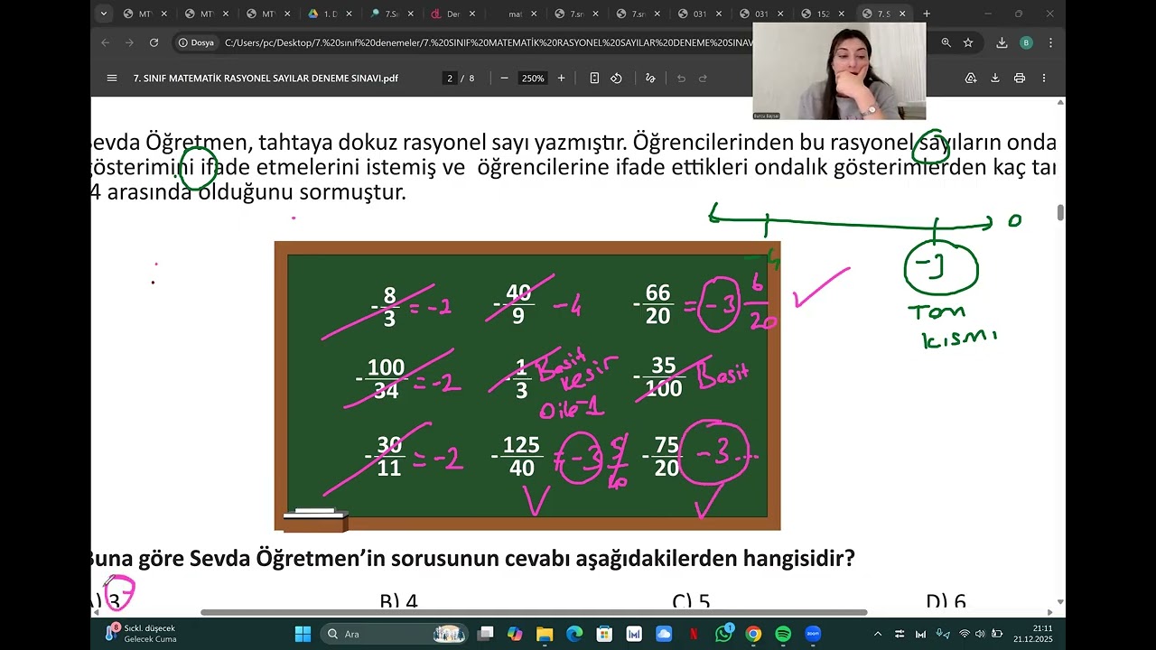 Deneme 4 Cevapları