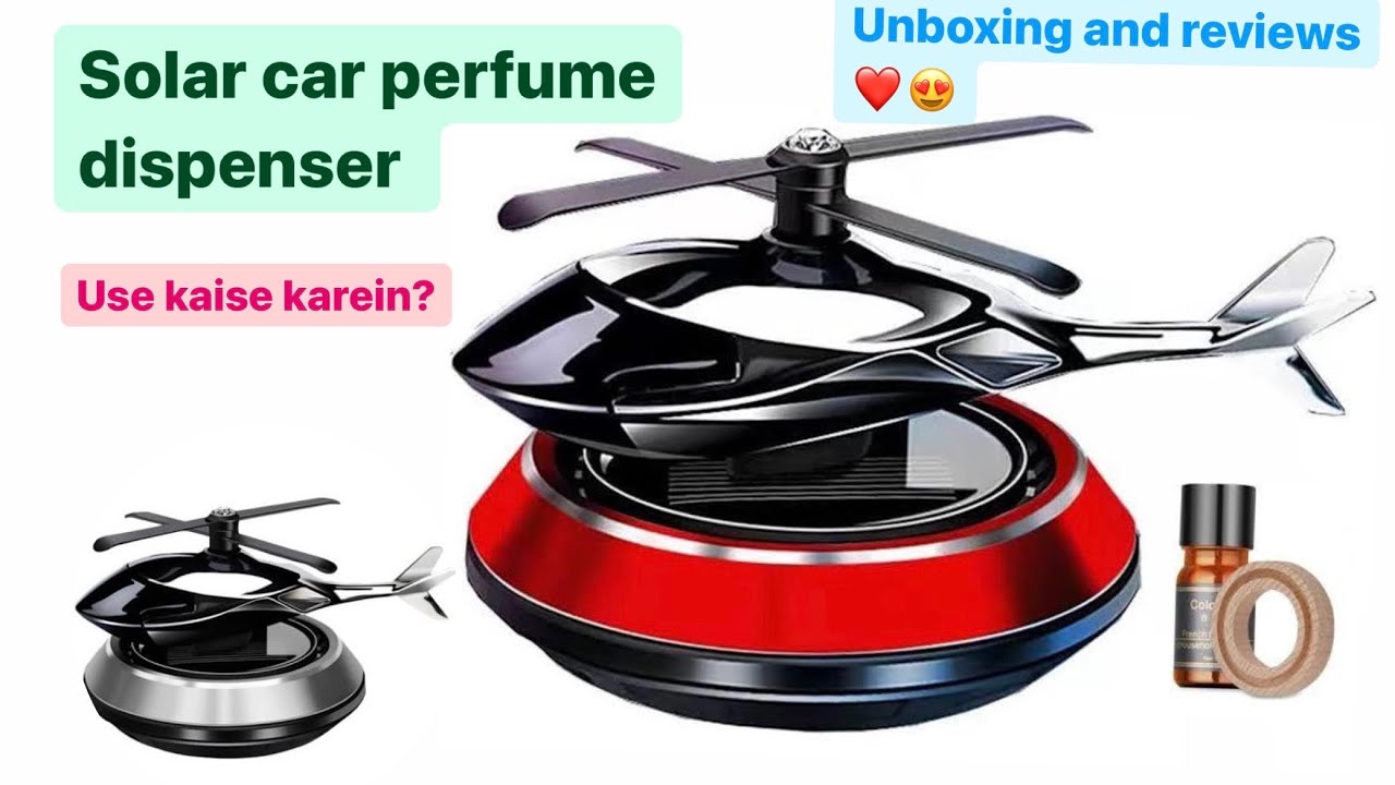 Helicopter alloy solar car air freshener |  car seat aroma therapy 650 rs