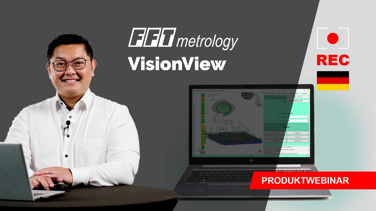 Qualitätsprüfung /// FFTmetrology VisionView /// PRODUKTWEBINAR DEUTSCH