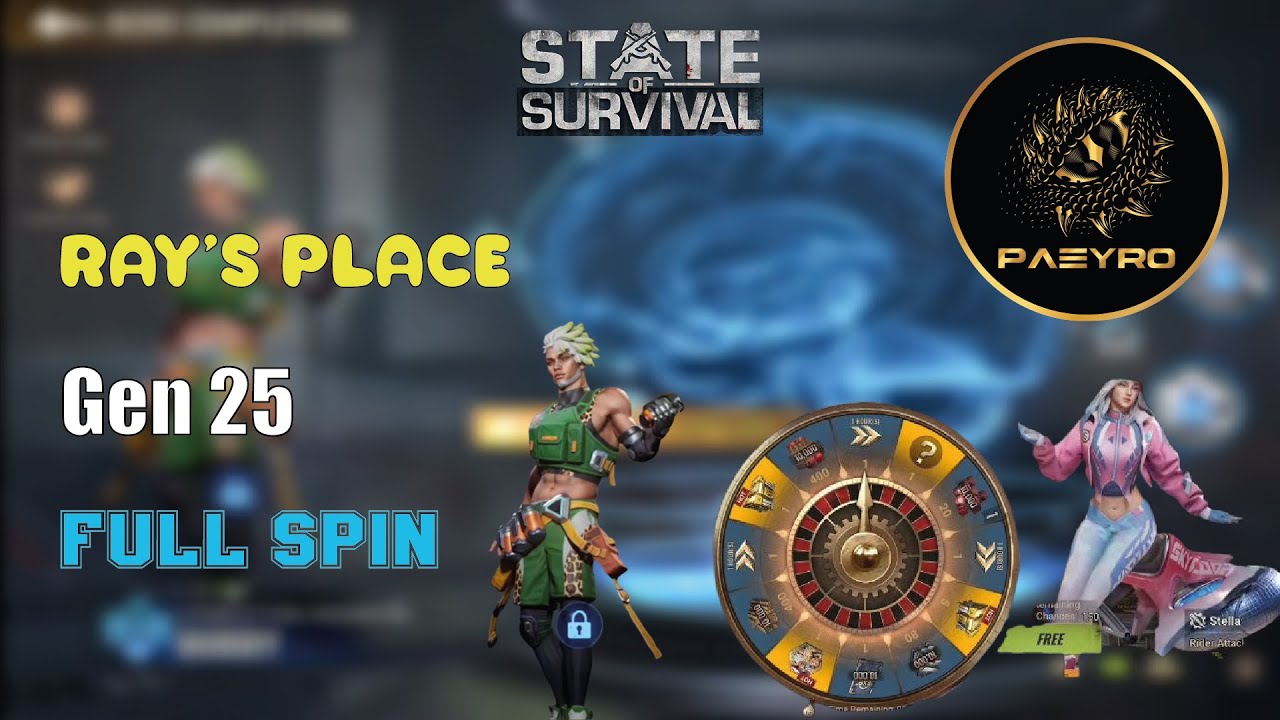 State of Survival : Ray's Place I Gen 25 I Full Spin