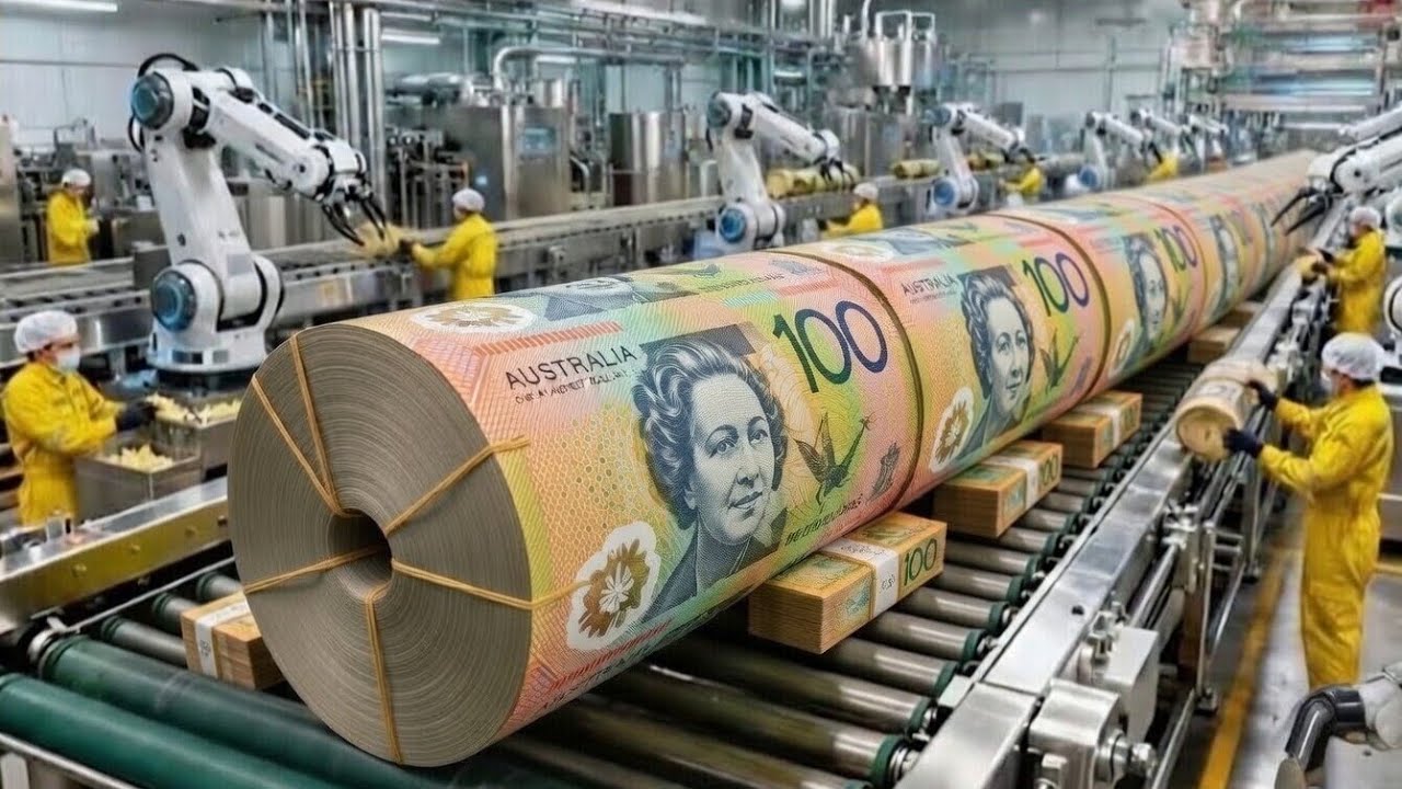 Inside Australia’s Money Factory: Making the World’s First Polymer Banknotes (Full Process) 