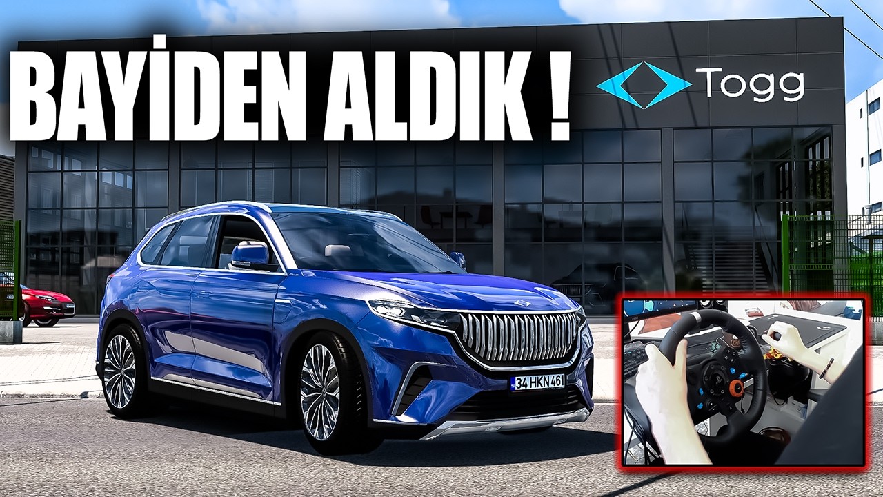 BAYİDEN SIFIR TOGG T10X ALDIK !!! PATRON BENİ KOVACAK ETS 2 MOD 1.57 [ Logitech G29 ]