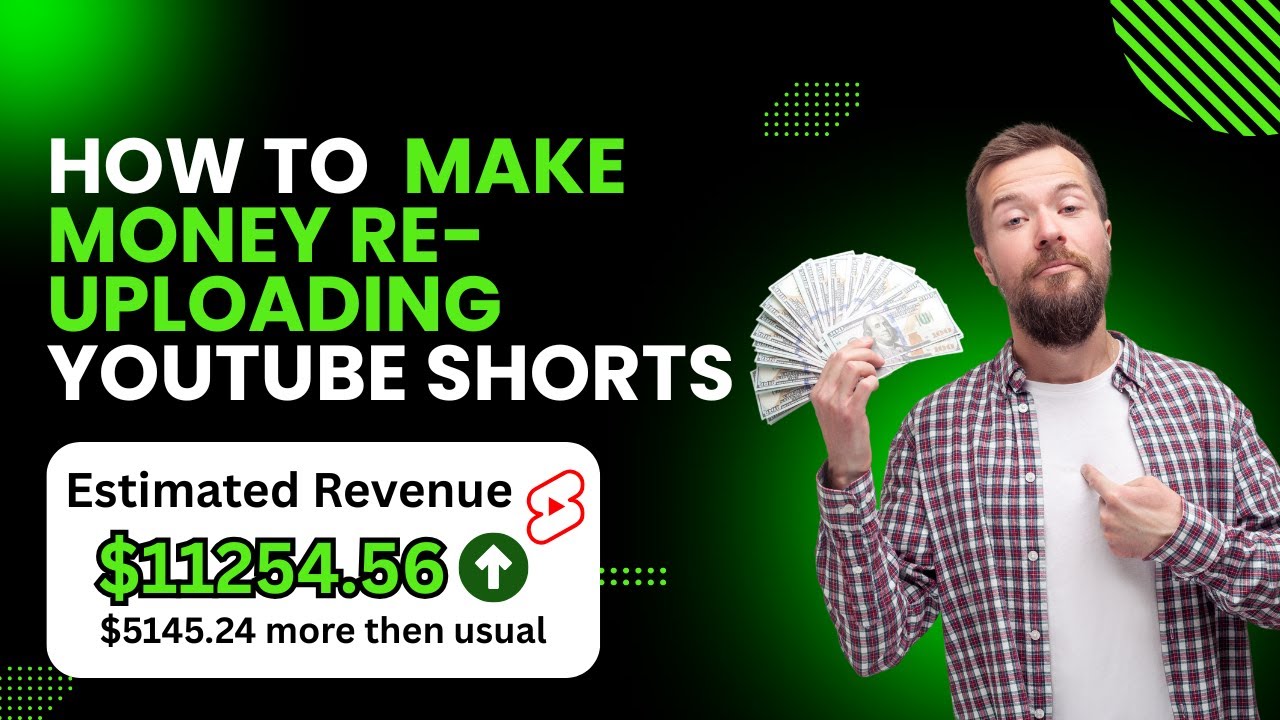 How To ACTUALLY Make Money Re Uploading YouTube Shorts Step by Step Guide!