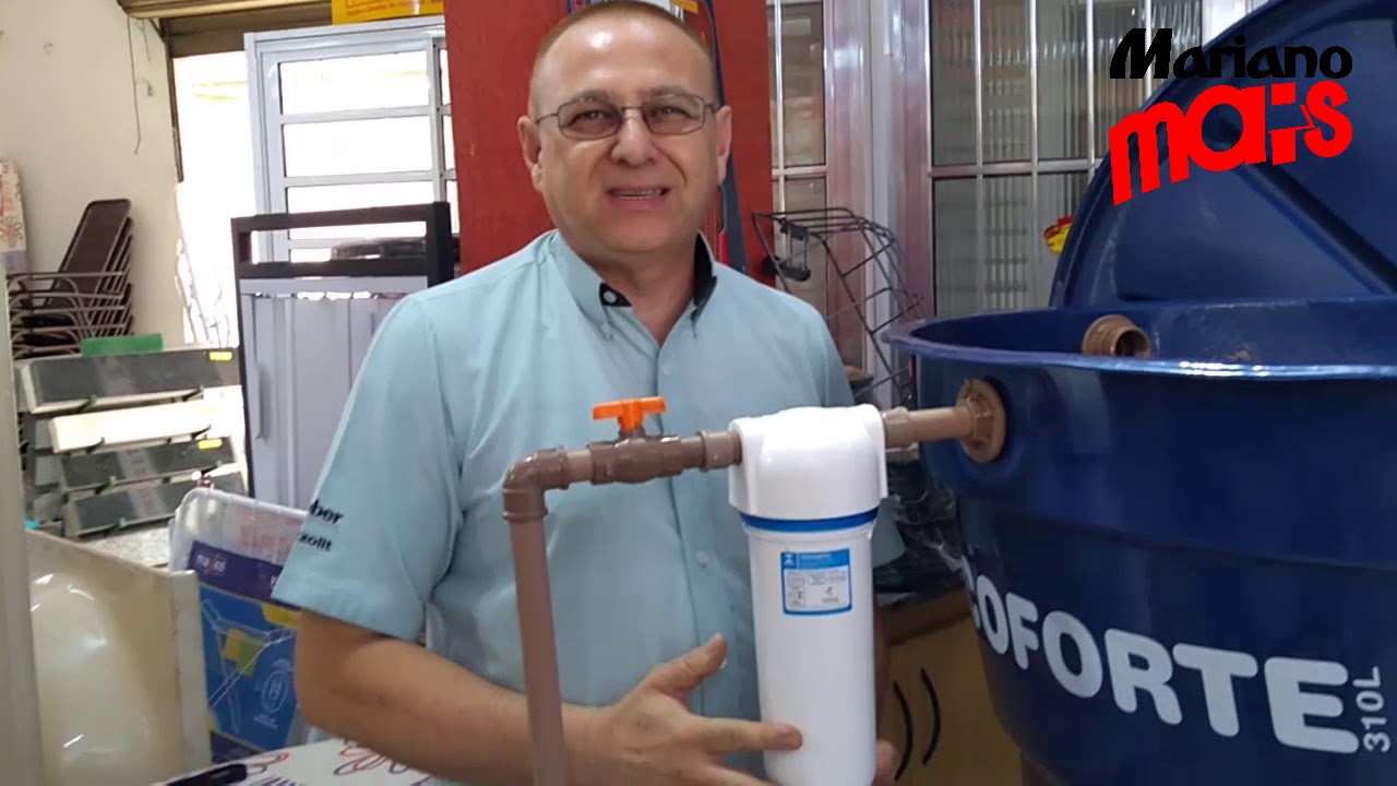 COMO COLOCAR FILTRO NA CAIXA DE AGUA
