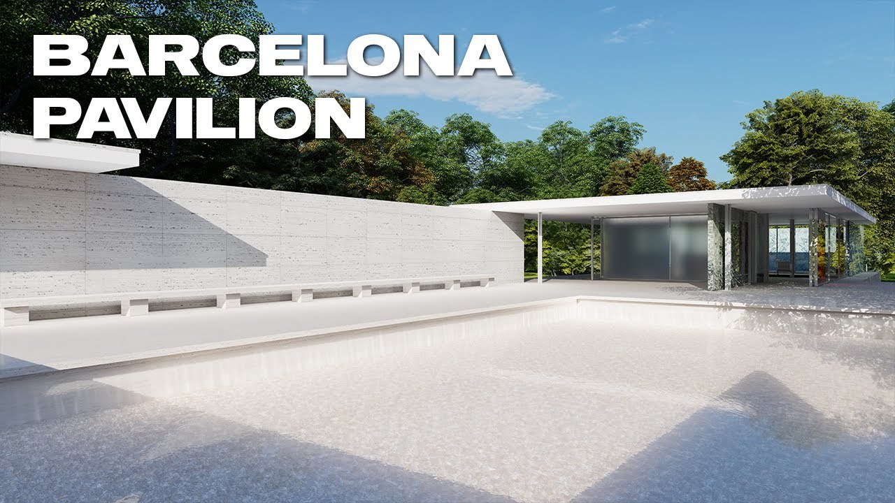 Pavilh&atilde;o de Barcelona - Mies van der Rohe 4k 60 fps
