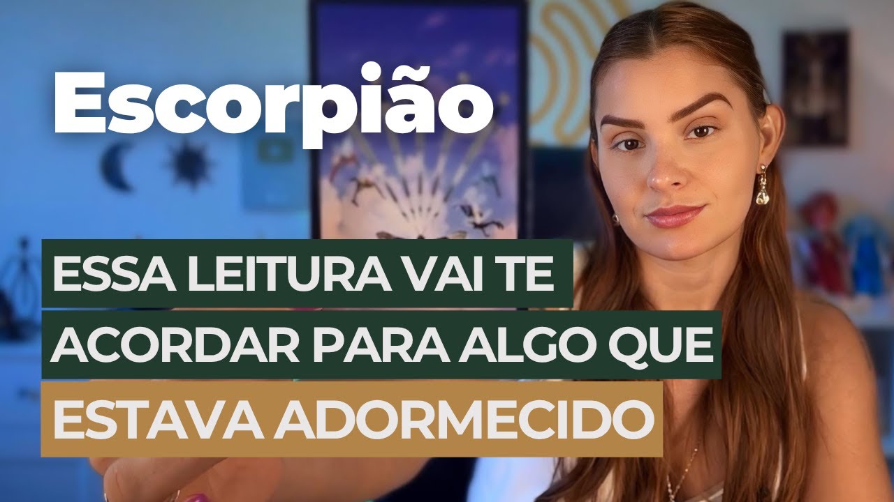 ESCORPIÃO ♏️: VOCÊ PRECISAR OLHAR PARA ISSO QUE ESTÁ SE RECUSANDO A VER DAI QUE SAI A LIBERTAÇAO.