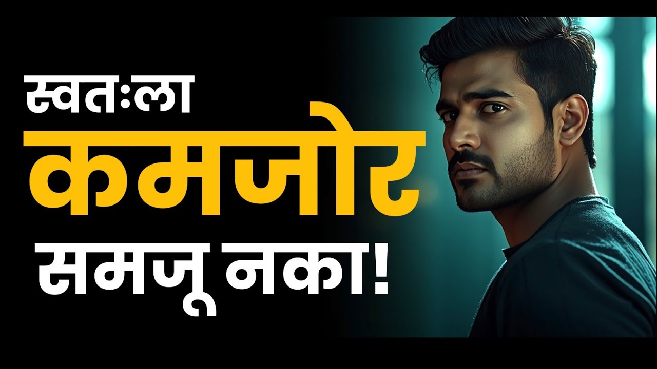 स्वतःला कमजोर समजू नको | Self Confidence Marathi Motivation | Life Changing Video