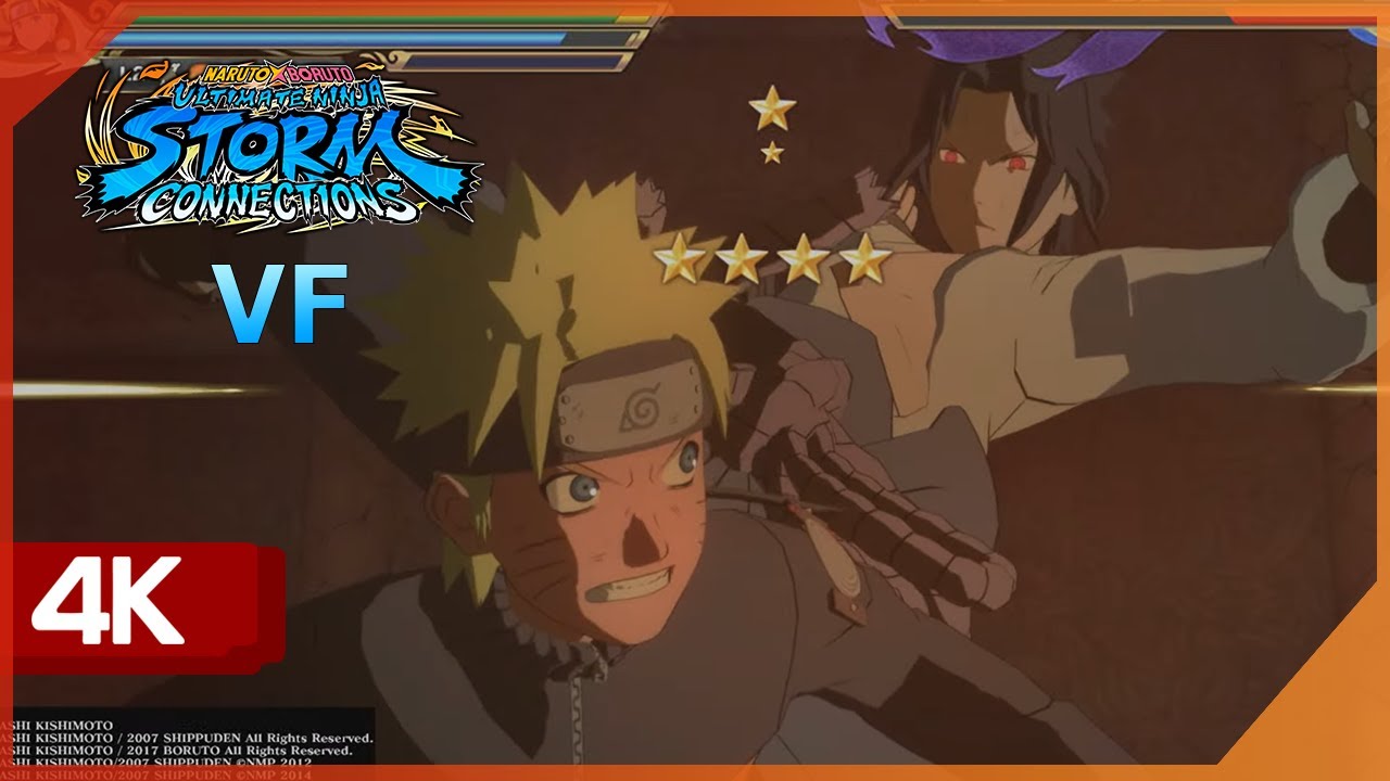 Naruto X Boruto Ultimate Ninja Storm Connections | Naruto Vs Sasuke Combat de Boss (4K 60FPS) [VF]