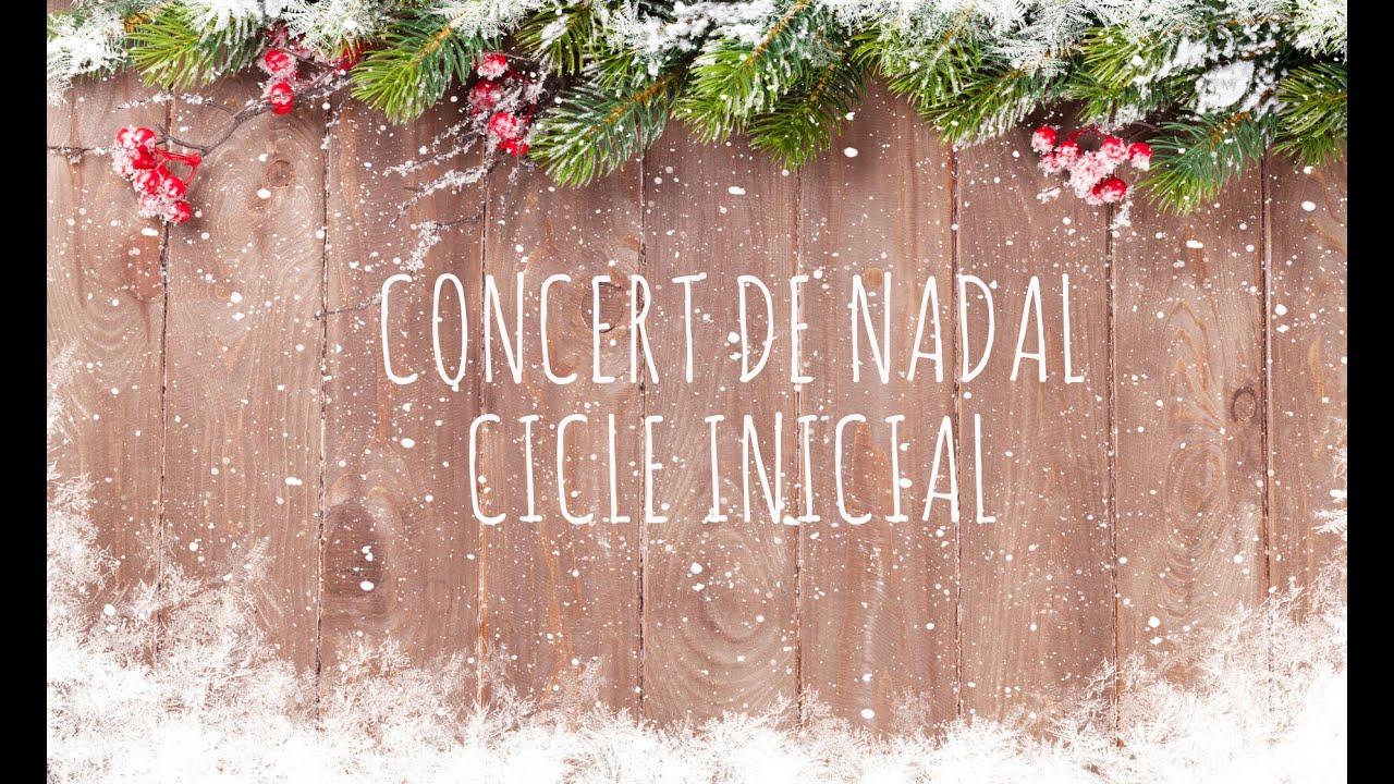 CONCERT DE NADAL 2020 - CICLE INICIAL