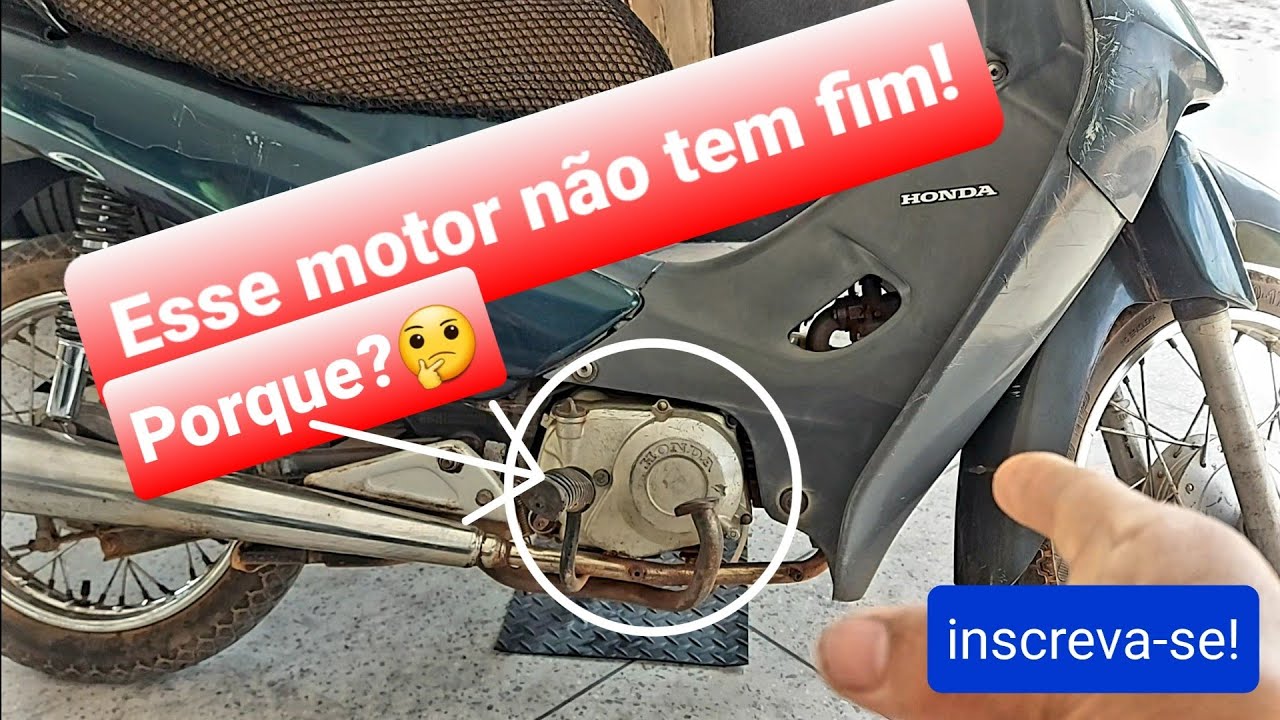 Porque a Biz tem o motor tão resistente? Entenda porque.
