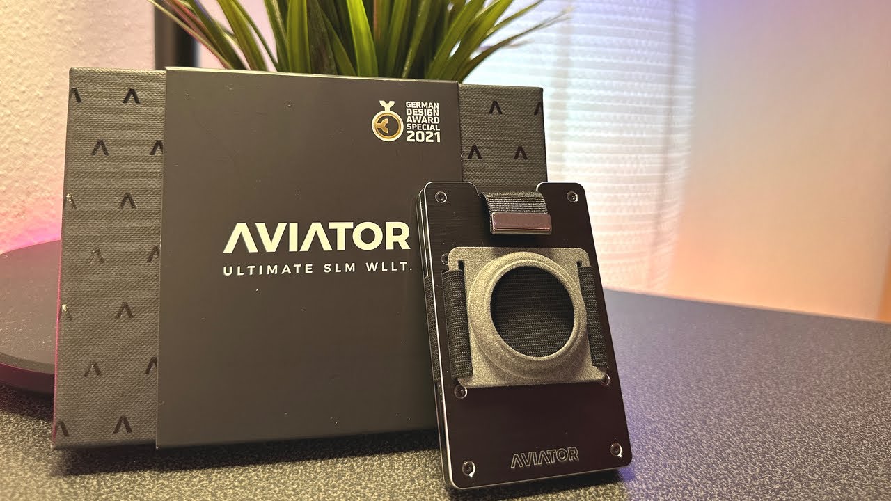 Aviator Slim Wallet mit Air Tag Clip - JetLoneStarr