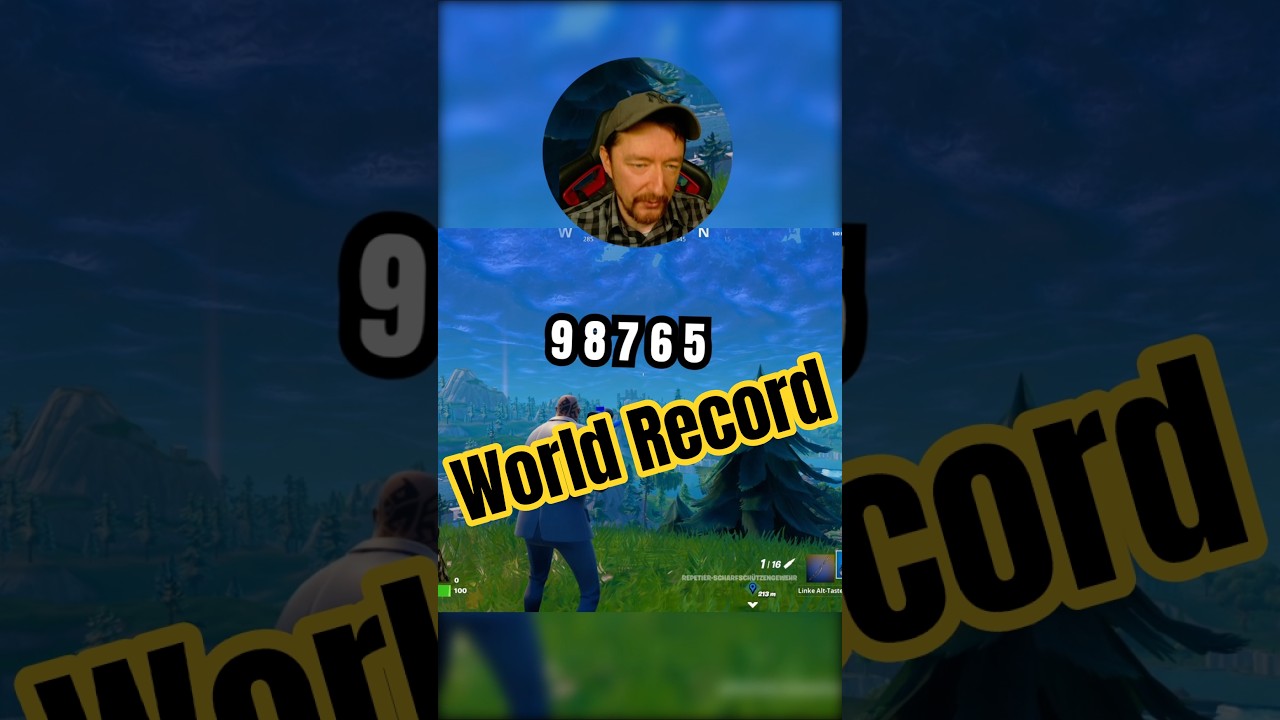 Fortnite Trickshot World Record funny sketch #fortnite #gaming #comedy #lustig #funny