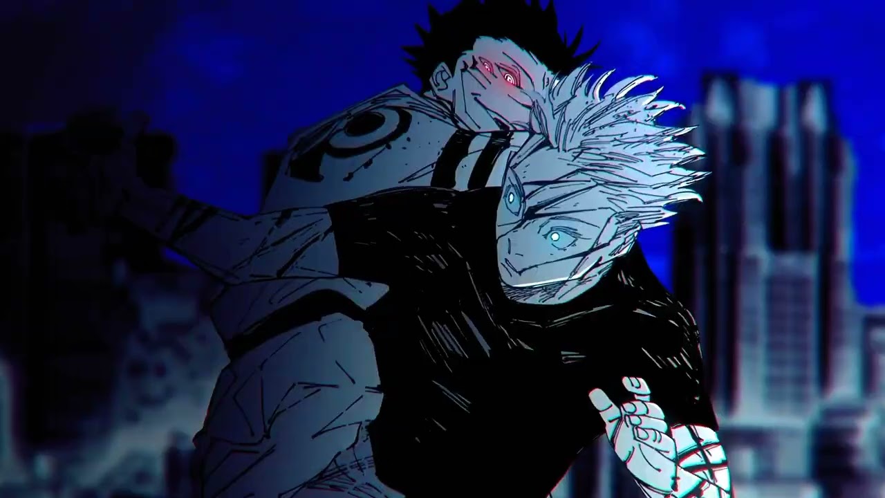 gojo vs sukuna (SLAUGHTER HOUSE speed up)