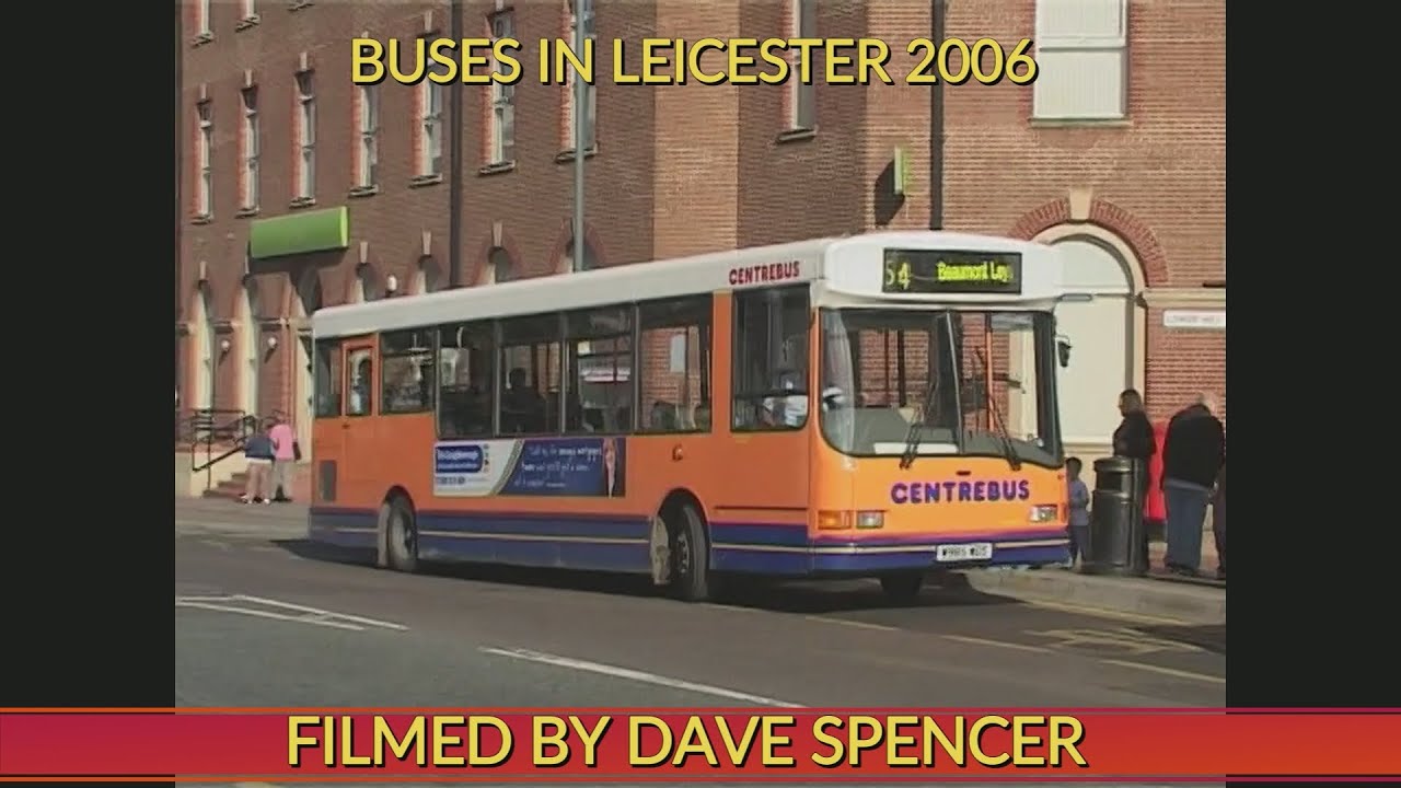 1327 LEICESTER BUSES FILMED 2005 BY DAVE SPENCER YOUTUBE VERSION