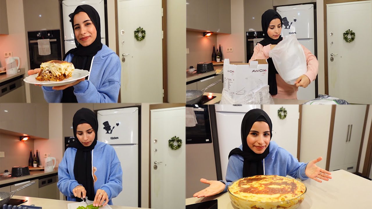 فاجئت زوجي باكلة بيطلبها مني من سنة😍فتح مشتريات جديدة من الانترنت🛍