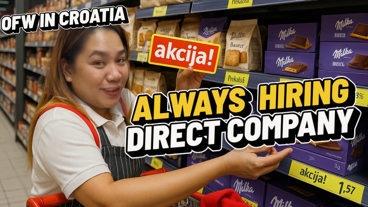 PINAY NAIISANG OFW SA MALAKING GROCERY SA CROATIA