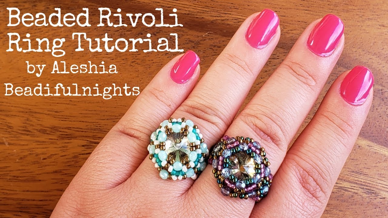 Beaded Rivoli Ring Tutorial