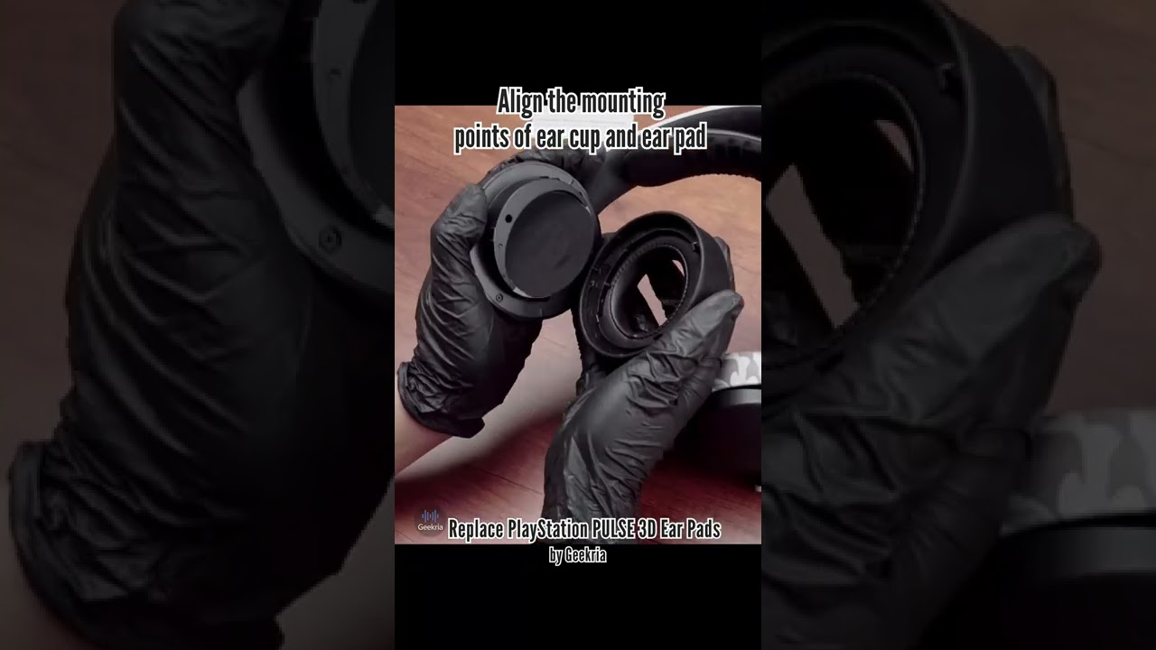 How to Replace PlayStation PULSE 3D  Headphones Ear Pads / Cushions | Geekria