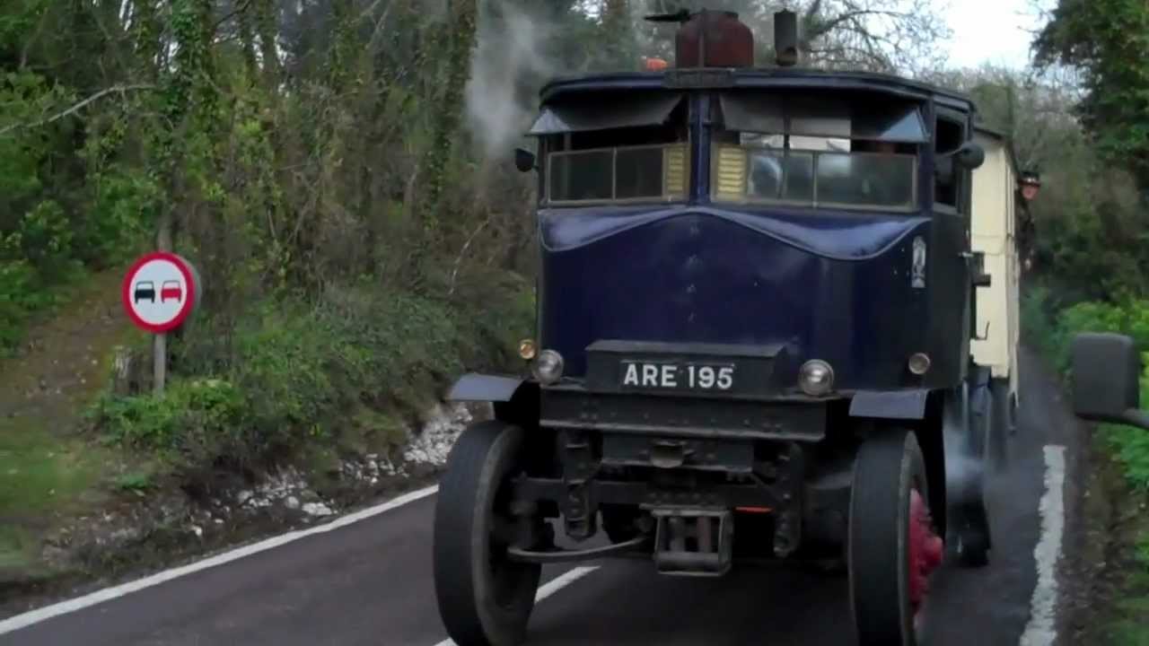 1934 SENTINEL STEAM LORRY CLIMBING BEACHY HEAD