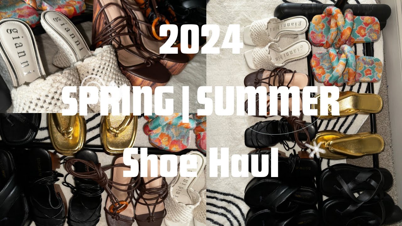 TIPSY TUESDAY| SPRING|SUMMER SHOE HAUL 2024|STYLEDBYMARLEYYBABEE