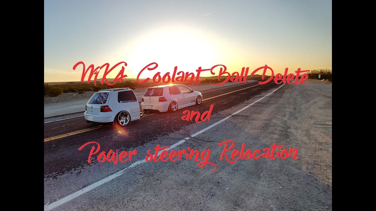 MK4 GTI/Jetta 1.8T Power steering relocate and coolant ball delete Season 5 EP3