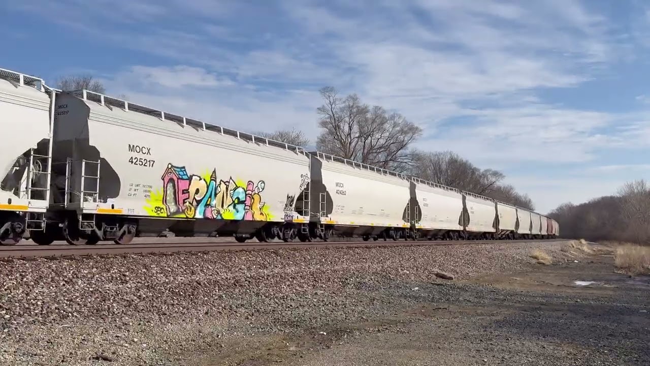 Canadian Pacific and Kansas City Southern Locos Powering Norfolk Southern Train 60P 